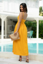 VIOLA YELLOW MAXI DRESS - Image 3