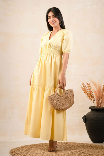 IMARA YELLOW MAXI DRESS