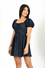 SERRA BLUE MINI DRESS - Image 4