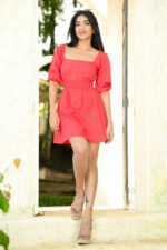 SANYA PIN TUCK MINI DRESS