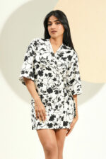 INARA WRAP MINI DRESS - Image 4