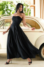 AVANI BLACK MAXI DRESS - Image 4