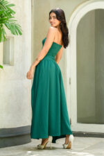 IVEENA GREEN TUBE MAXI DRESS - Image 5